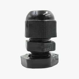 PG7 Cable Gland Connector (DIA-12mm)- Plastic Nylon Waterproof IP68 Wire Enclosures-Black