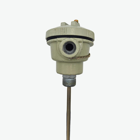 PT100 Head Type Thermocouple 8 inch Long probe