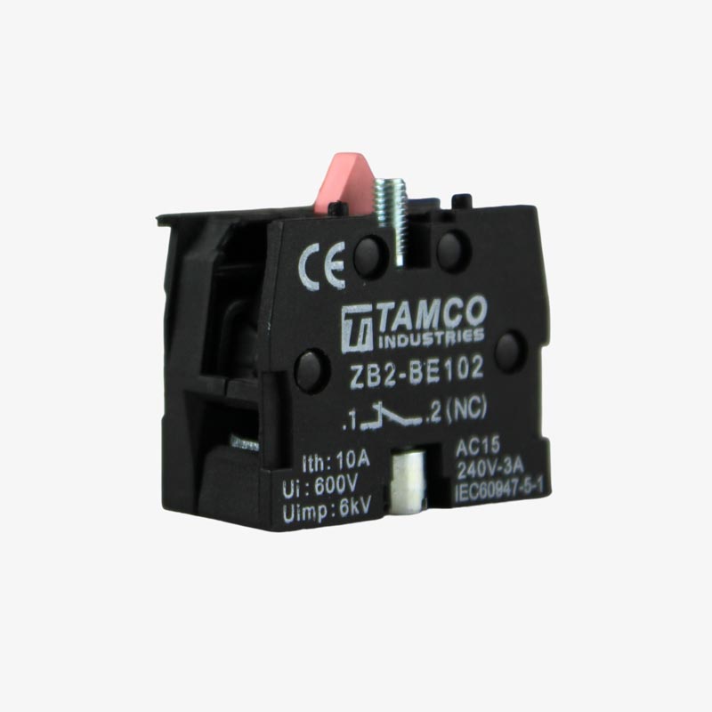 PUSH ELEMENT 22.5 MM RED