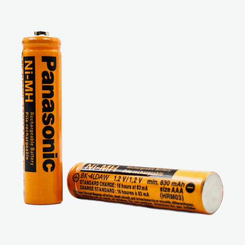 (Pack of 2) Panasonic 1.2V AAA Ni-MH 650 mAh Rechargeable Battery
