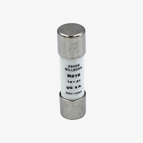 Pencil Type Ceramic HRC Fuses 8A (14X 51mm)
