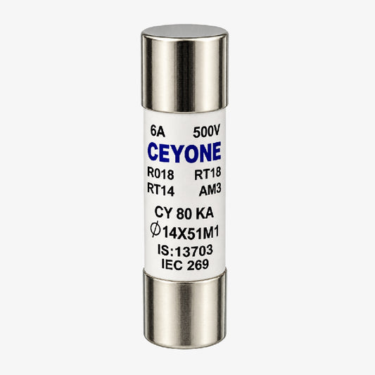 Pencil Type Ceramic HRC Cartridge Fuse 6A (14X 51mm)