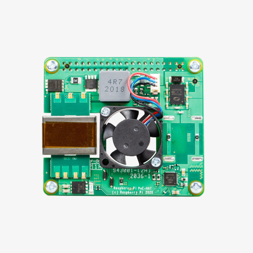 Raspberry Pi PoE HAT for 3B and Pi 4