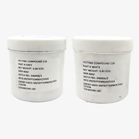 Potting Compound 110 (Part A & B) – Silicone Based Encapsulant for Electronics (0.8kg Each)