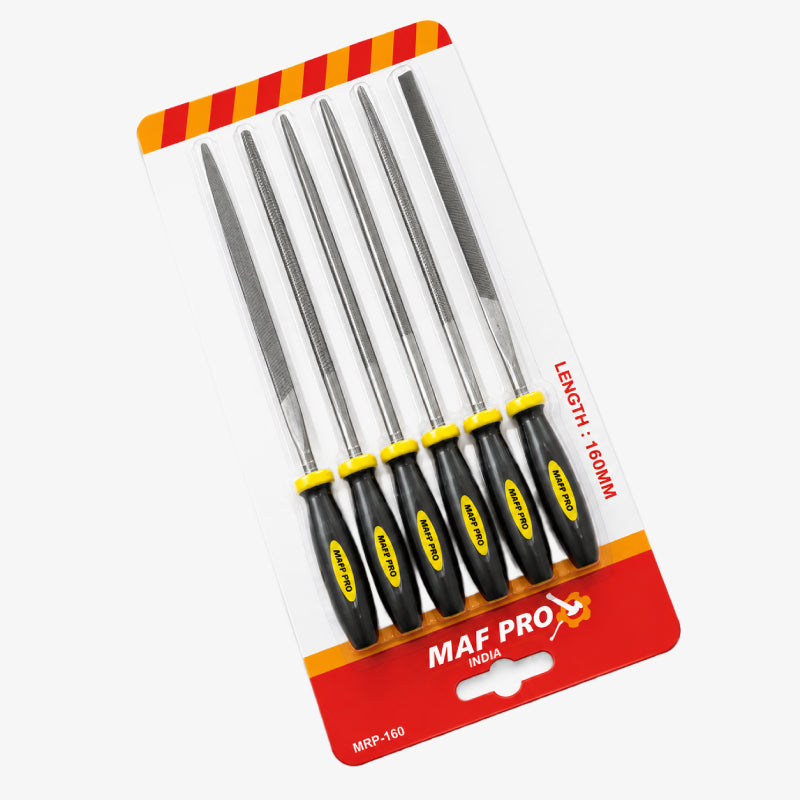 Precision Needle Files Set 160mm 6 Pieces Set