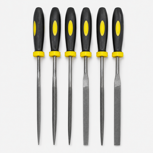 Precision Needle Files Set 3 x 140mm 6 Pieces Set
