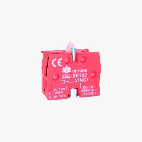Ceyone ZB2-BE102 Push Contact Element 22.5mm RED (NC)