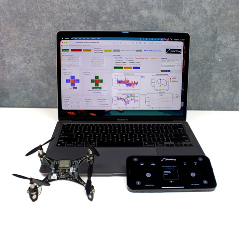 LiteWing - ESP32 based Programmable Drone Development Board with Battery for Makers, Developers and STEM Educators (Ready to Fly)