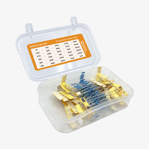 esistor Kit 1/4 Watt with 1% Tolerance from 1 Ohm to 1M Ohm - 150Pcs