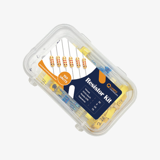 30 Sets Resistor Kit 1/4 Watt with 1% Tolerance from 1 Ohm to 1M Ohm - 150Pcs
