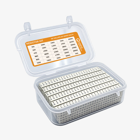 1206 SMD Resistor Kit from 10 Ohm to 1M Ohm 1/4 Watt with 5% Tolerance - 600Pcs