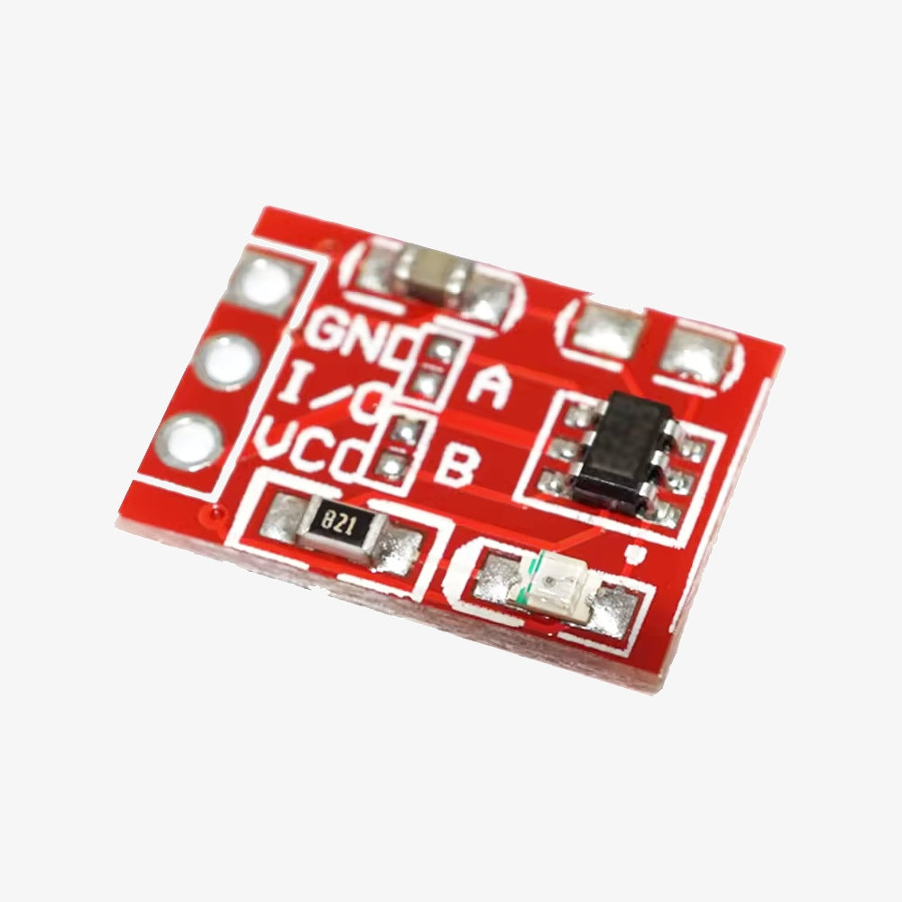 Red Touch Sensor Module RED TTP223 1 Channel Capacitive Touch Sensor Module – QuartzComponents