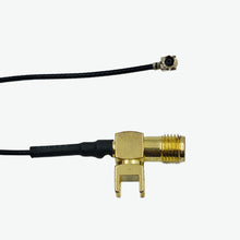 Load image into Gallery viewer, RF 6GHz 1.13mm Female SMA-B to IPX Cable Assembly - 12 cm