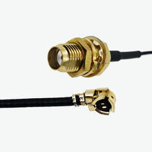 Load image into Gallery viewer, AntennaHome AHCG.101 RF 6GHz 1.13mm Female SMA to IPX Cable Assembly - 12 cm