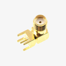 Load image into Gallery viewer, RF 6GHz Female SMA-K Bended Q4 DIP Connector for Antenna