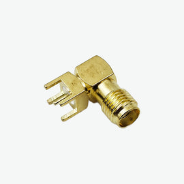 RF 6GHz Female SMA-K Bended Q4 DIP Connector for Antenna-picture-45