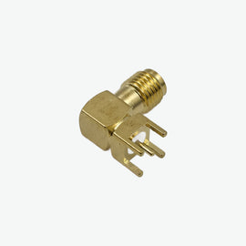 AntennaHome RF 6GHz Female SMA-K Bended Q4 DIP Connector for Antenna