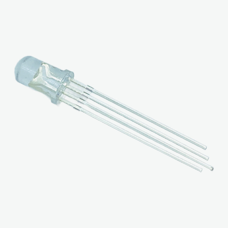 RGB LED Common Cathode Crystal Clear - 5mm