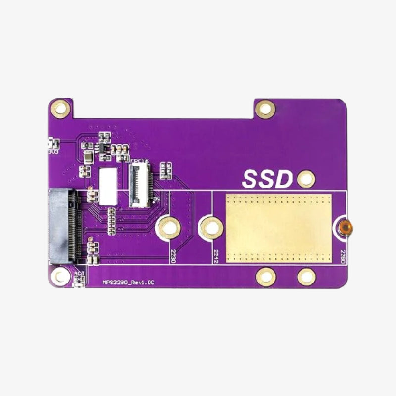 Elecrow Raspberry Pi 5 PCIe to M.2 NVMe SSD Expansion Board