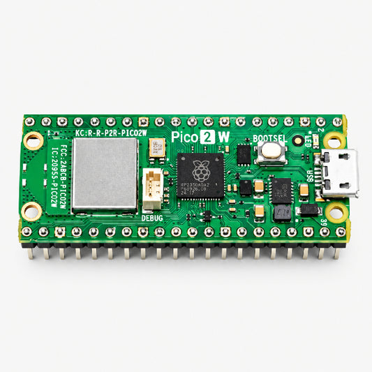 Raspberry Pi Pico 2 W with Header Pins