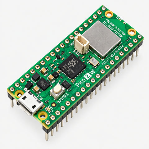 Raspberry Pi Pico 2 W with Header Pins