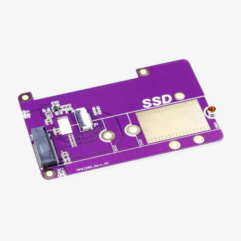 Raspberry Pi 5 PCIe to M.2 NVMe SSD Expansion Board