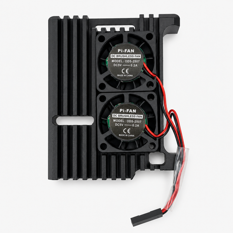 Raspberry Pi Aluminium Metal Case with Double Fan for Raspberry Pi 4B