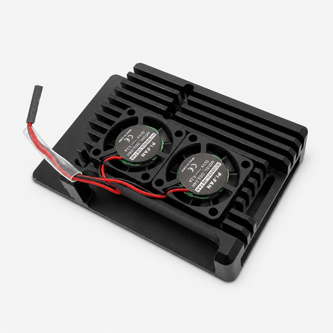 Raspberry Pi Aluminium Metal Case with Double Fan for Raspberry Pi 4B