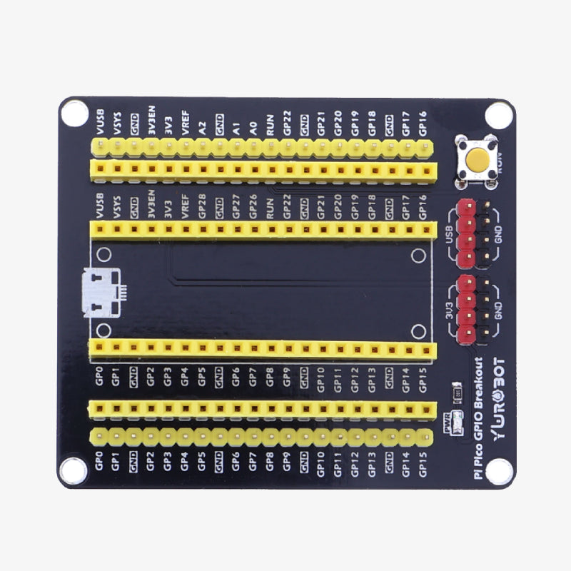 Gpio Socket Elecrow Raspberry Pi Pico GPIO Expansion Board with Header Pin and Soc ...