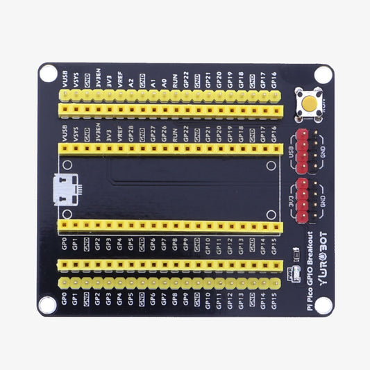 Raspberry Pi Pico GPIO Expansion Board with Header Pin and Socket