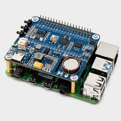 Raspberry Pi Power Management HAT Simultaneous Charging & Power Output