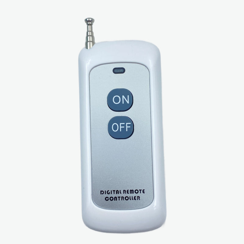 RF 433 MHz 2 Button White Remote With EV1527 Learning Code