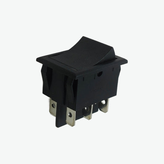 6-Pin DPDT Miniature Rocker Switch - 16A 250V AC
