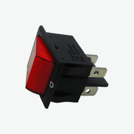 4 Pin DPST Rocker Switch - 6A 250V AC (Illuminated Option)