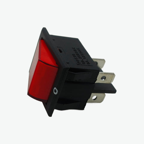 4 Pin DPST Rocker Switch - 6A 250V AC (Illuminated Option)