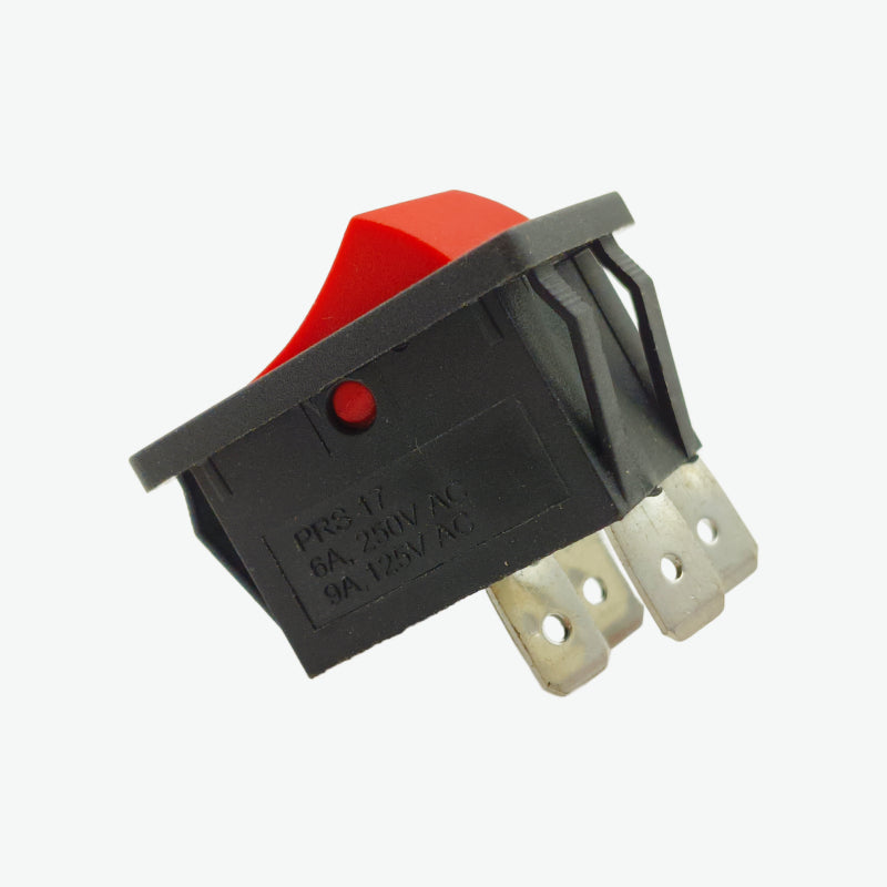 4 Pin DPST Rocker Switch 6A 250V AC
