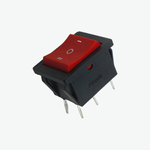 6 Pin DPDT Rocker Switch - 6A 250V AC