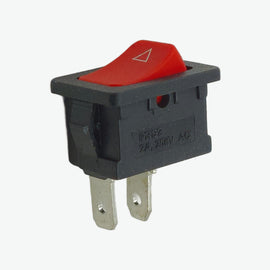 2 Pin SPST ON-OFF Mini Rocker Switch - 2A 250V with Arrow Indicator