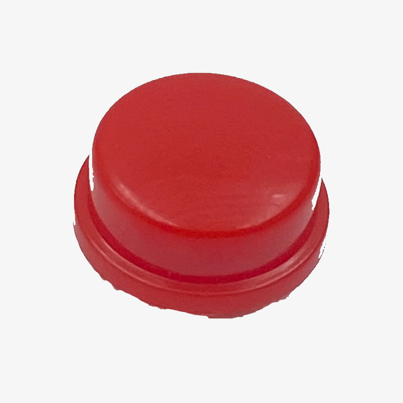 Round Cap for Square Tactile Switch 12x12x7.3 mm (Red)