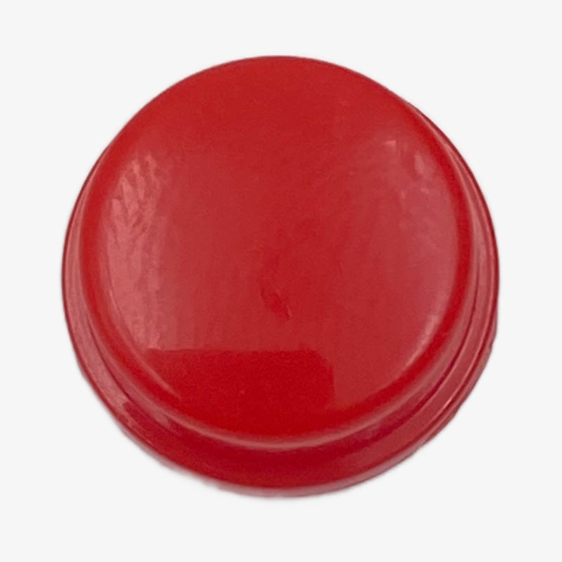 Round Cap for Square Tactile Switch 12x12x7.3 mm (Red)