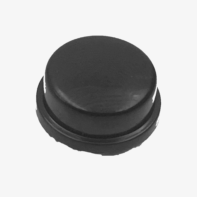 Round Cap for Square Tactile Switch 12x12x7.3 mm (Black)