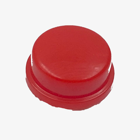 Round Cap for Square Tactile Switch 12x12x7.3 mm (Red)