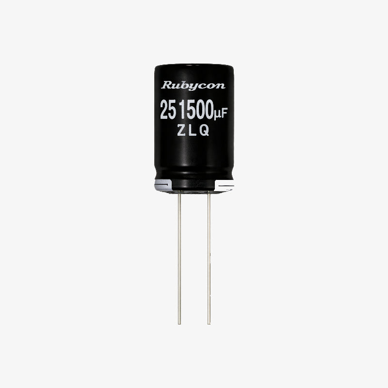Rubycon 1500uF 25V Aluminum Radial Electrolytic Capacitor