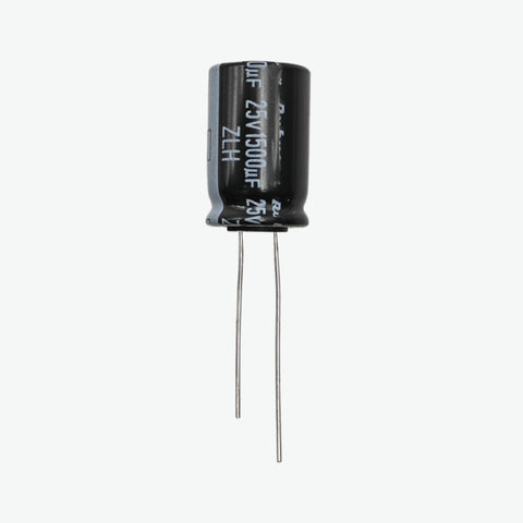 Rubycon 1500uF 25V Aluminum Radial Electrolytic Capacitor 