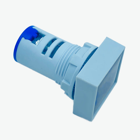 Hack AD16-22FSV AC Voltmeter Display Square Blue 22mm (AC60-500 V)