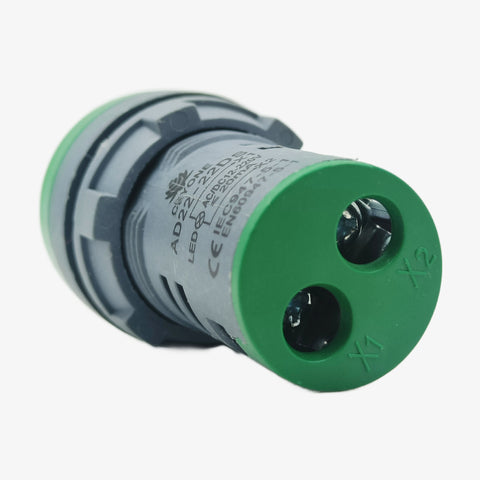 SIBASS SE-AS22-7S LED Indicator Panel Mount - 12VDC 220AC Green