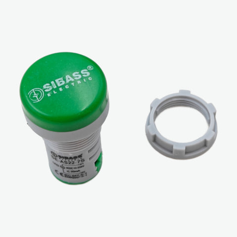 LED MULTI VOLT 12VDC-220VAC GREEN