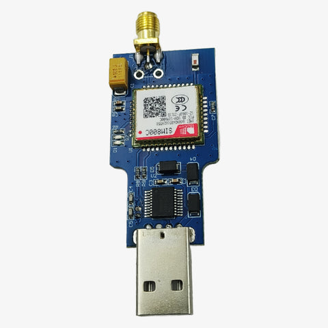 USB to GSM Serial GPRS SIM800C Module with Bluetooth Computer Control Calling with Antenna