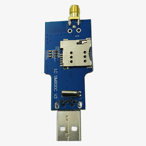 USB to GSM Serial GPRS SIM800C Module with Bluetooth Computer Control 