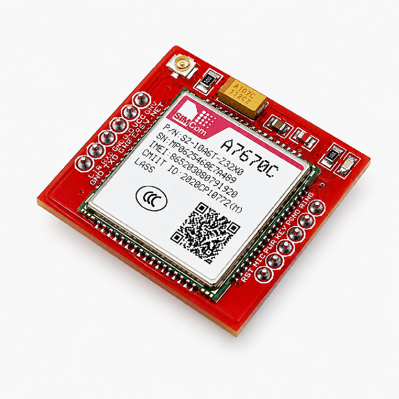SIMA7670C 4G GSM Breakout Board (Red PCB)